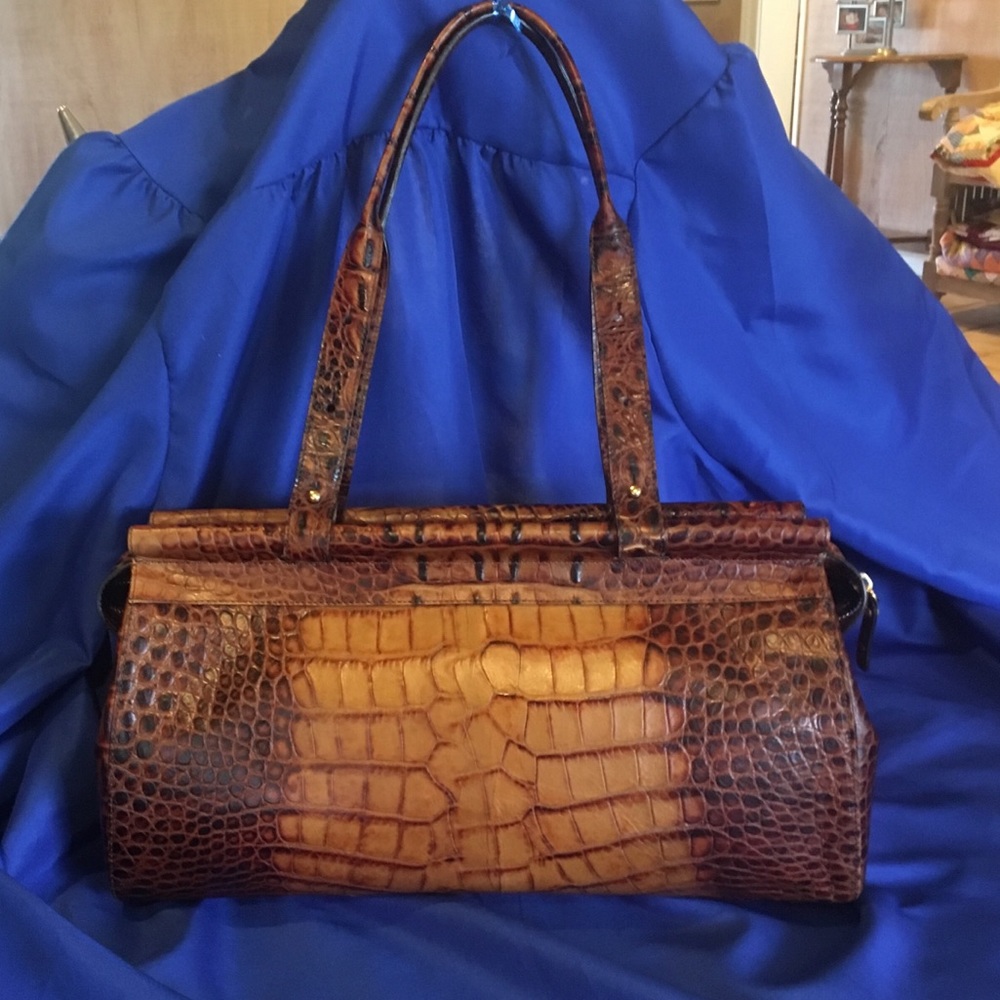 ‼️‼️SOLD‼️‼️Brahmin 25th Anniv. Satchel, Gayle🦊 - Picture 6 of 8